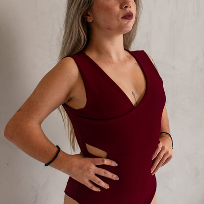 Body Conecte Crepe Sem Manga