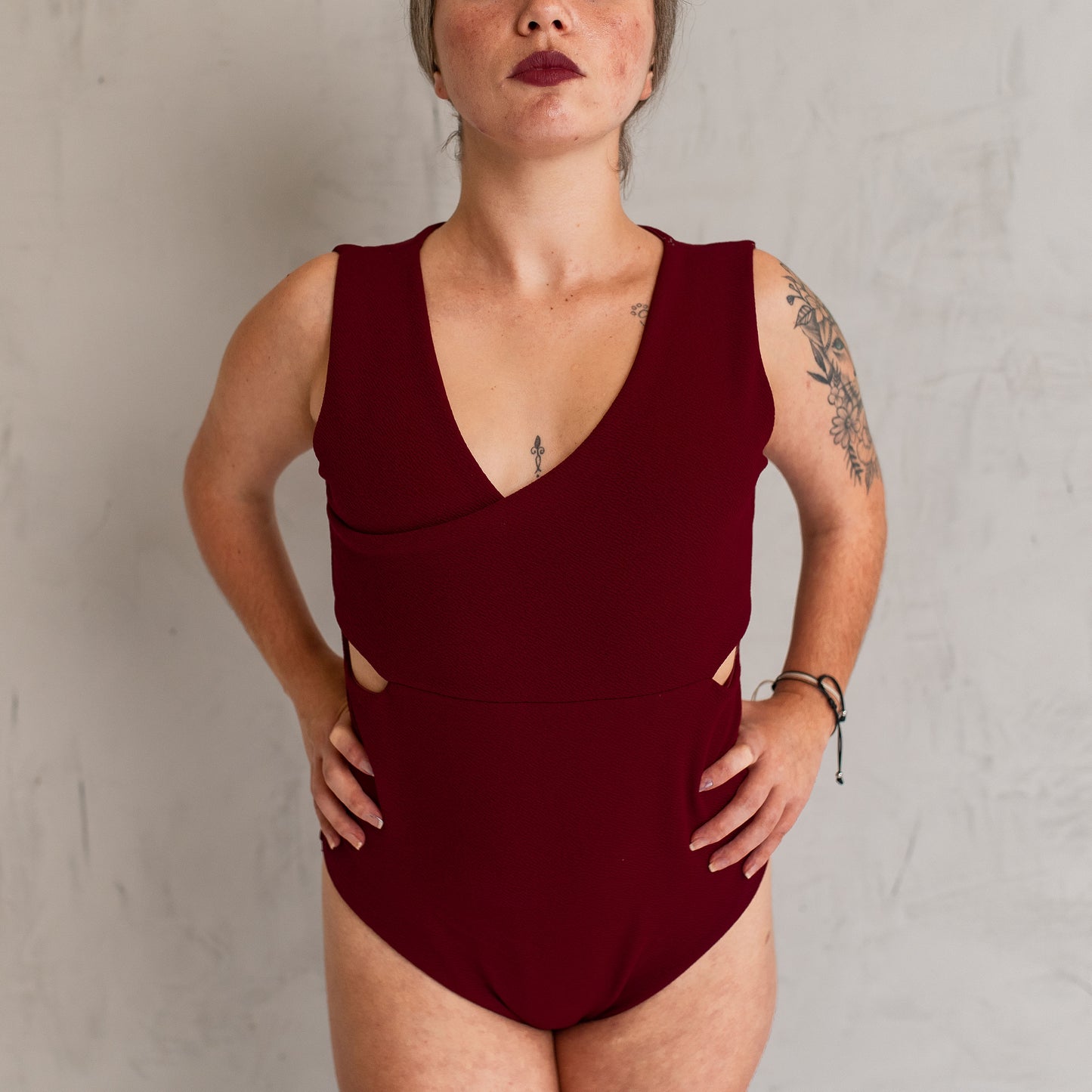 Body Conecte Crepe Sem Manga
