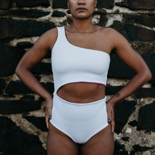 Body Bold Dupla Face Tecido com Textura